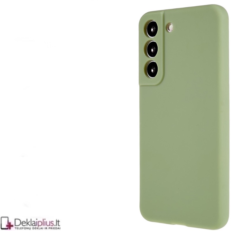 Guminis 1.5 mm. storio dėklas - šviesiai žalias (Samsung Galaxy S22) Guminis 1.5 mm. storio dėklas - šviesiai žalias (Samsung Galaxy S22)